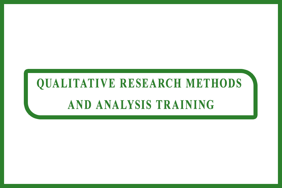 Qualitative research methods and analysis training